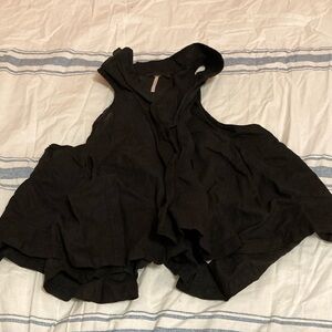 Free people black vest